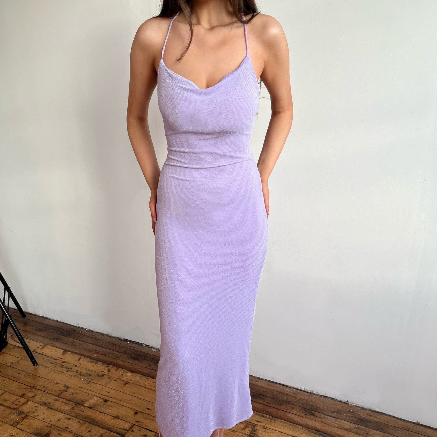 Custom Cowl Neck Maxi Dress (Various Fabrics)