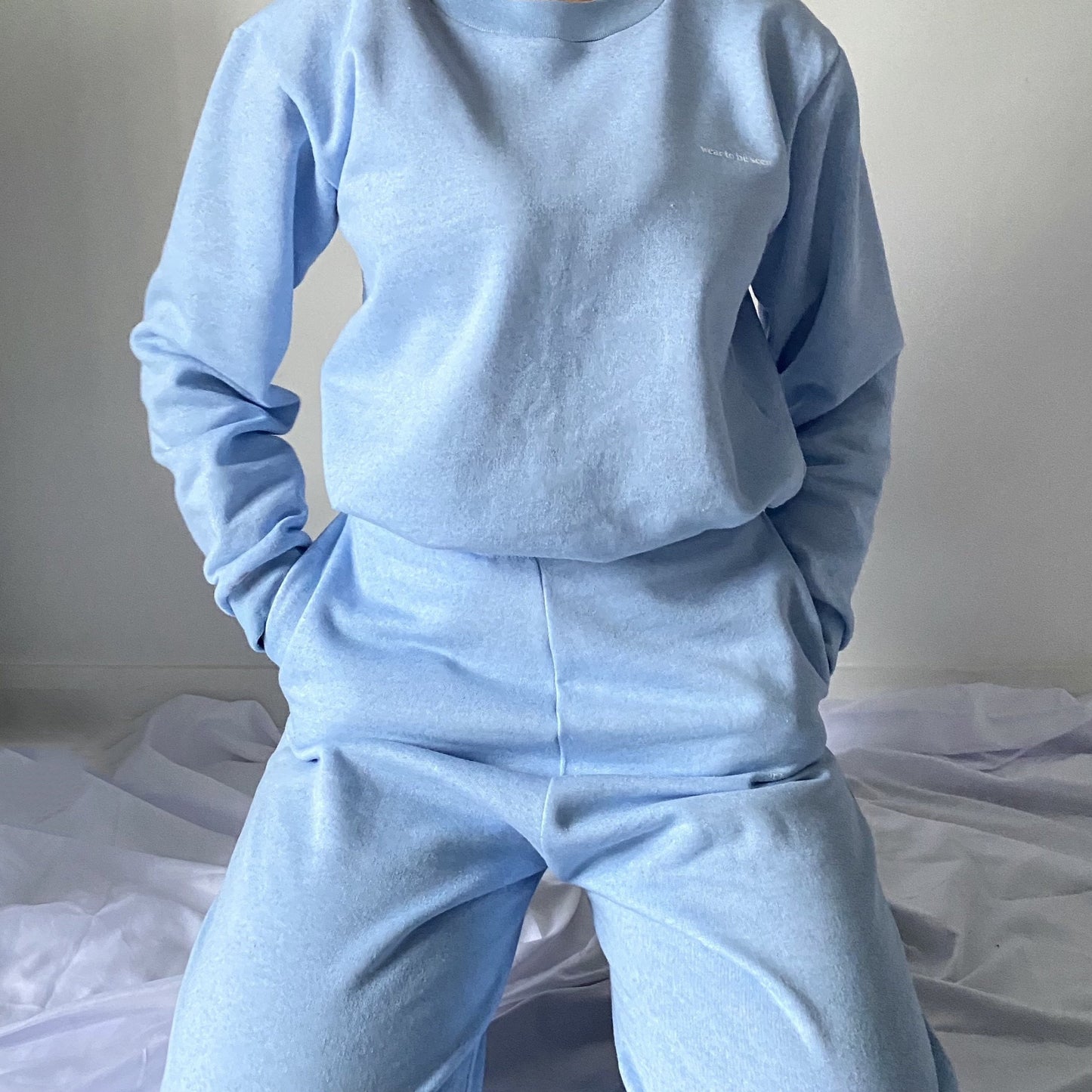 Baby Blue Oversized Joggers