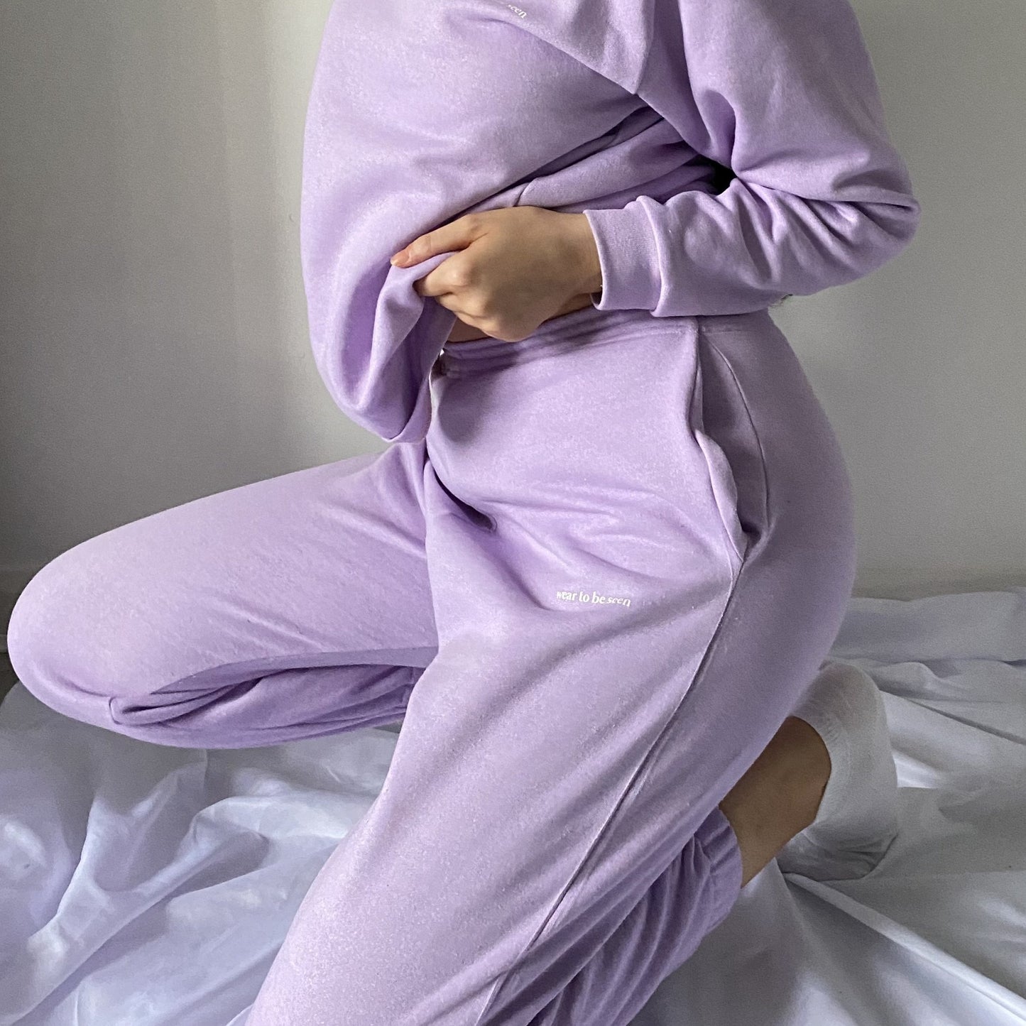 Lilac Oversized Joggers