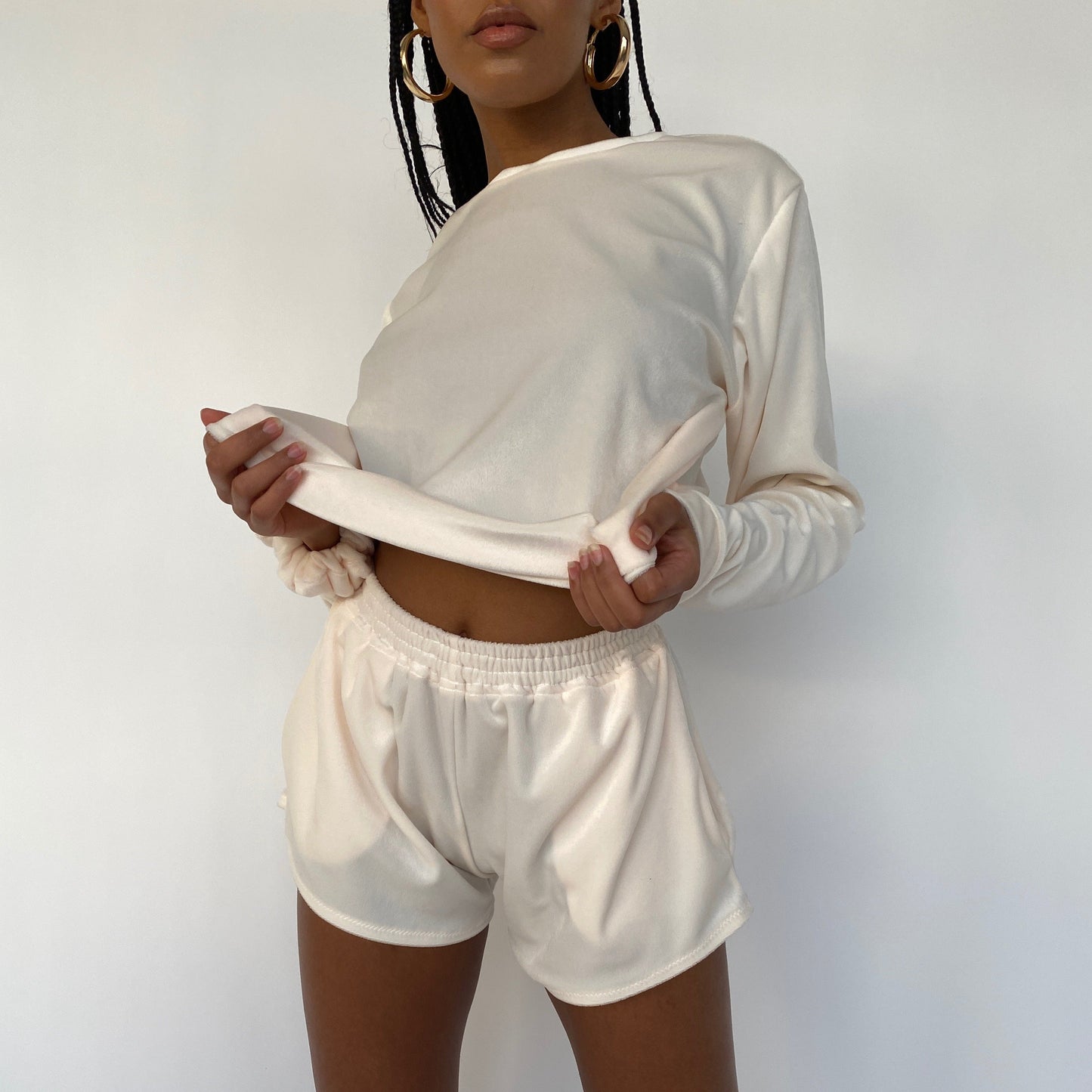 Custom Velvet Sporty Shorts (Various Fabrics)