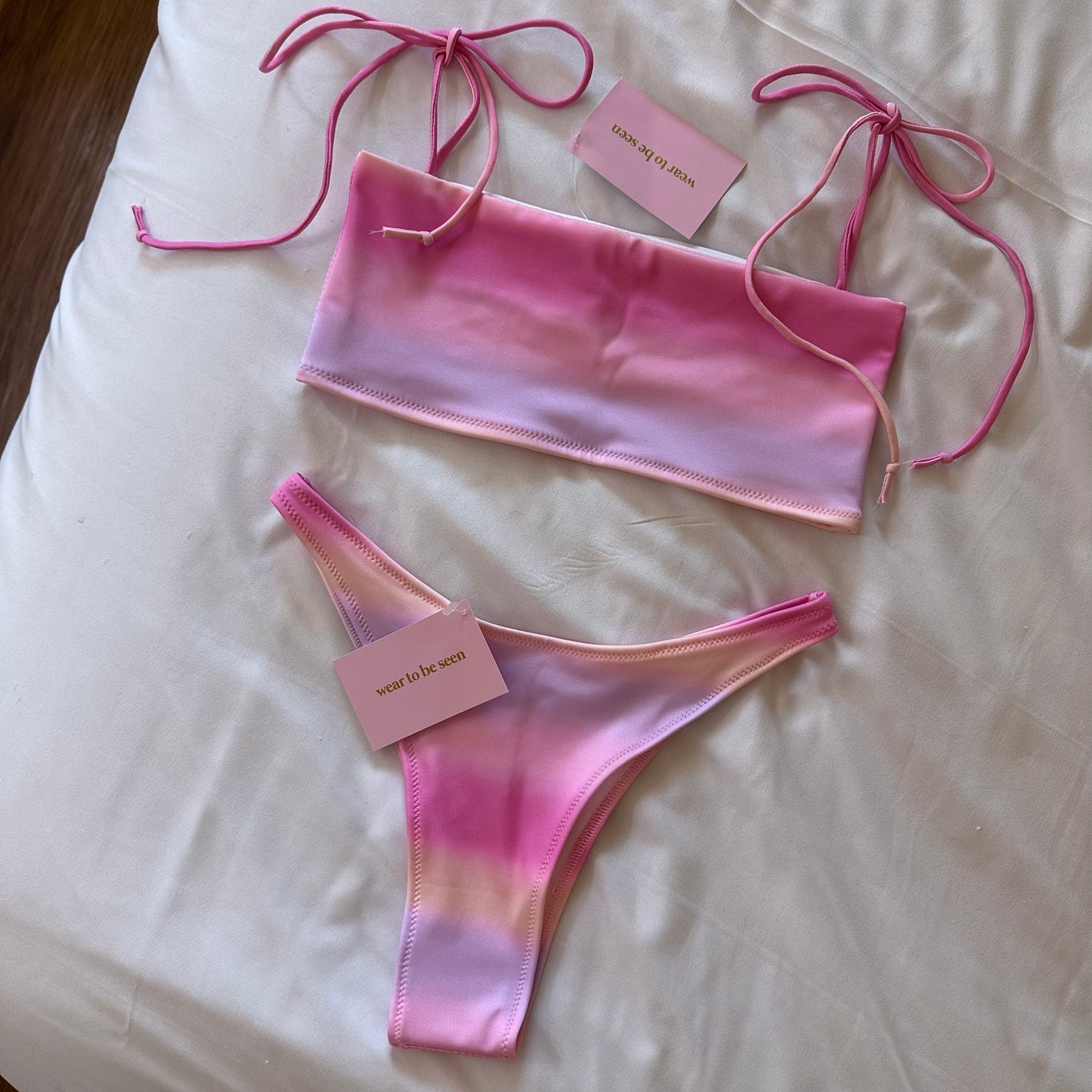 (Premade) Summer Ombre Bikini Set - Size 10