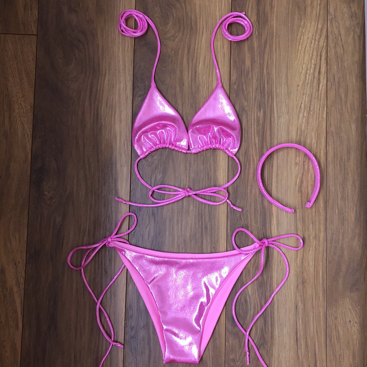 Sherbet Metallic Bikini Set (Various Styles)