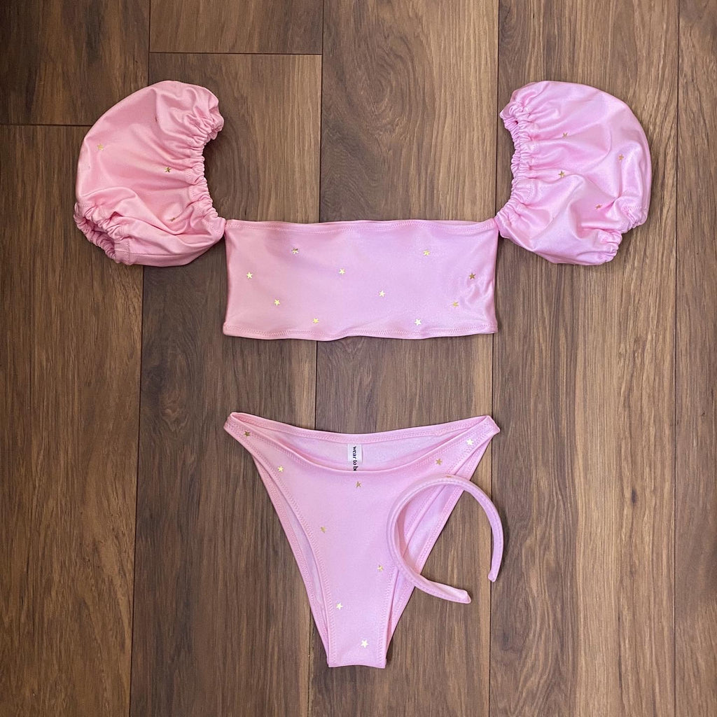 Baby Pink Itty Bitty Star Bikini Set (Various Styles)