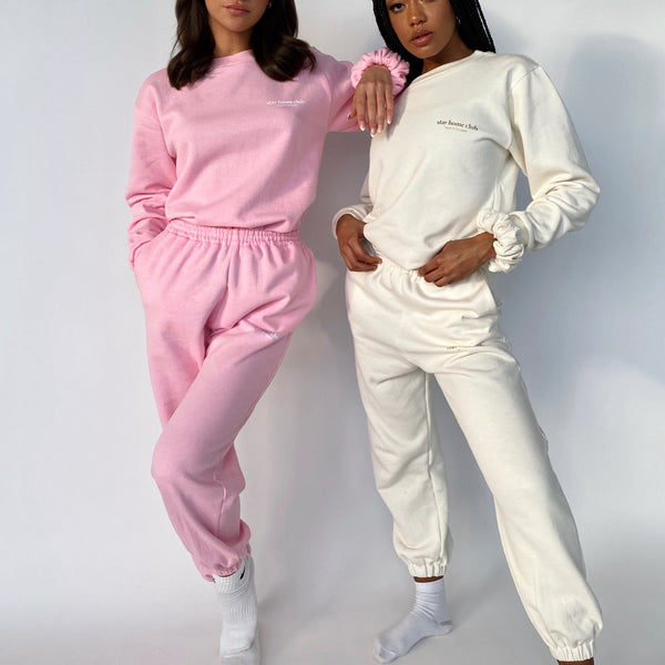 Baby Pink Oversized Joggers
