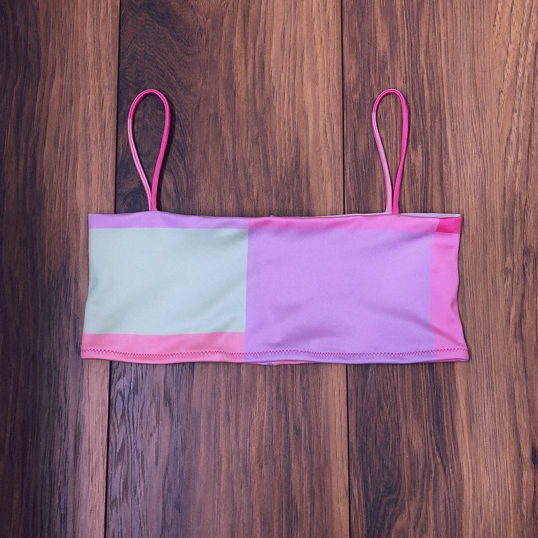 Custom Spaghetti Strap Bandeau Top (Various Fabrics)