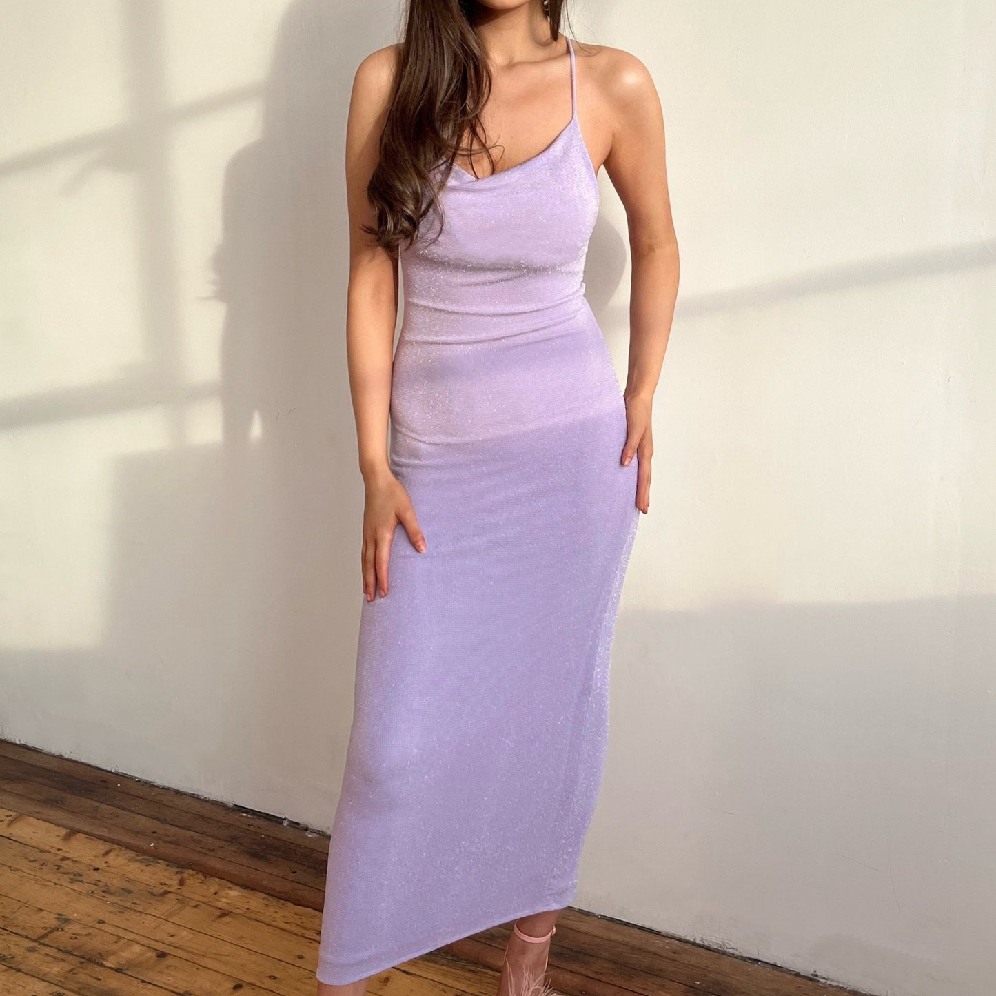 Custom Cowl Neck Maxi Dress (Various Fabrics)