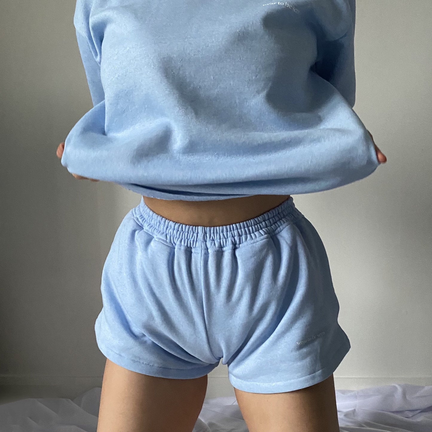 Baby Blue Sporty Shorts