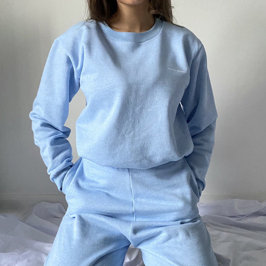 Baby Blue Oversized Sweater