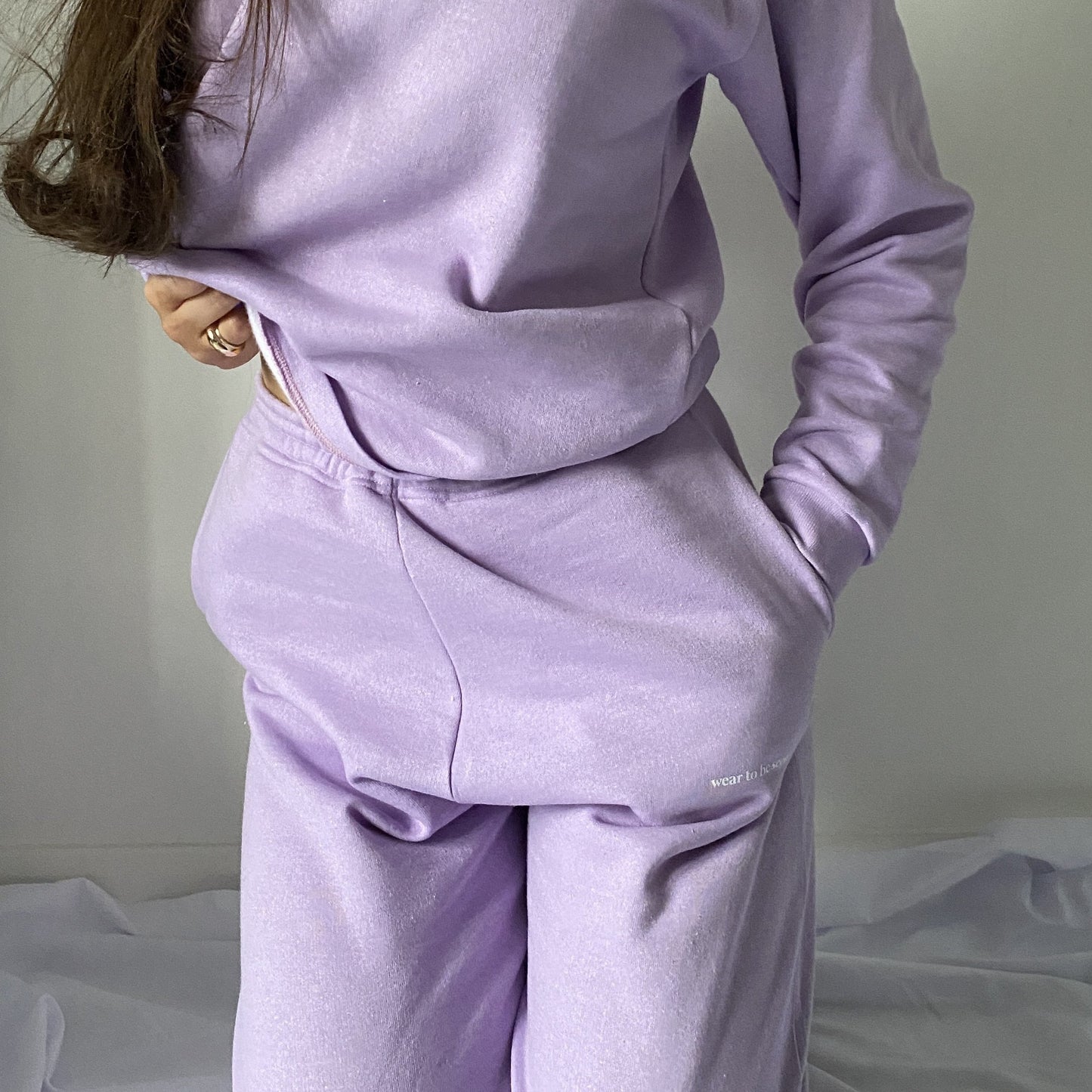 Lilac Oversized Joggers