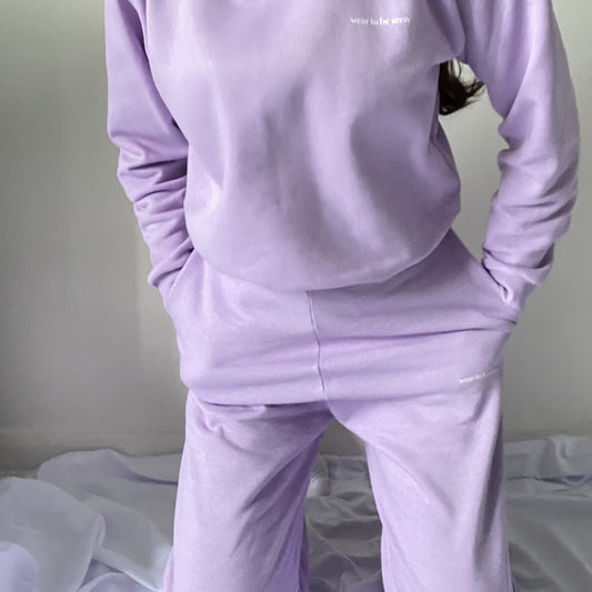 Lilac Oversized Joggers