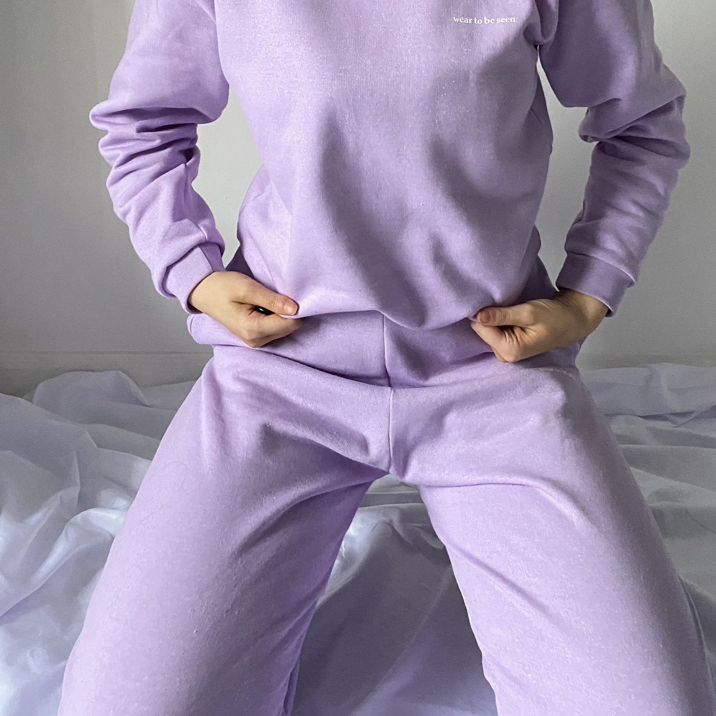 Lilac Oversized Joggers