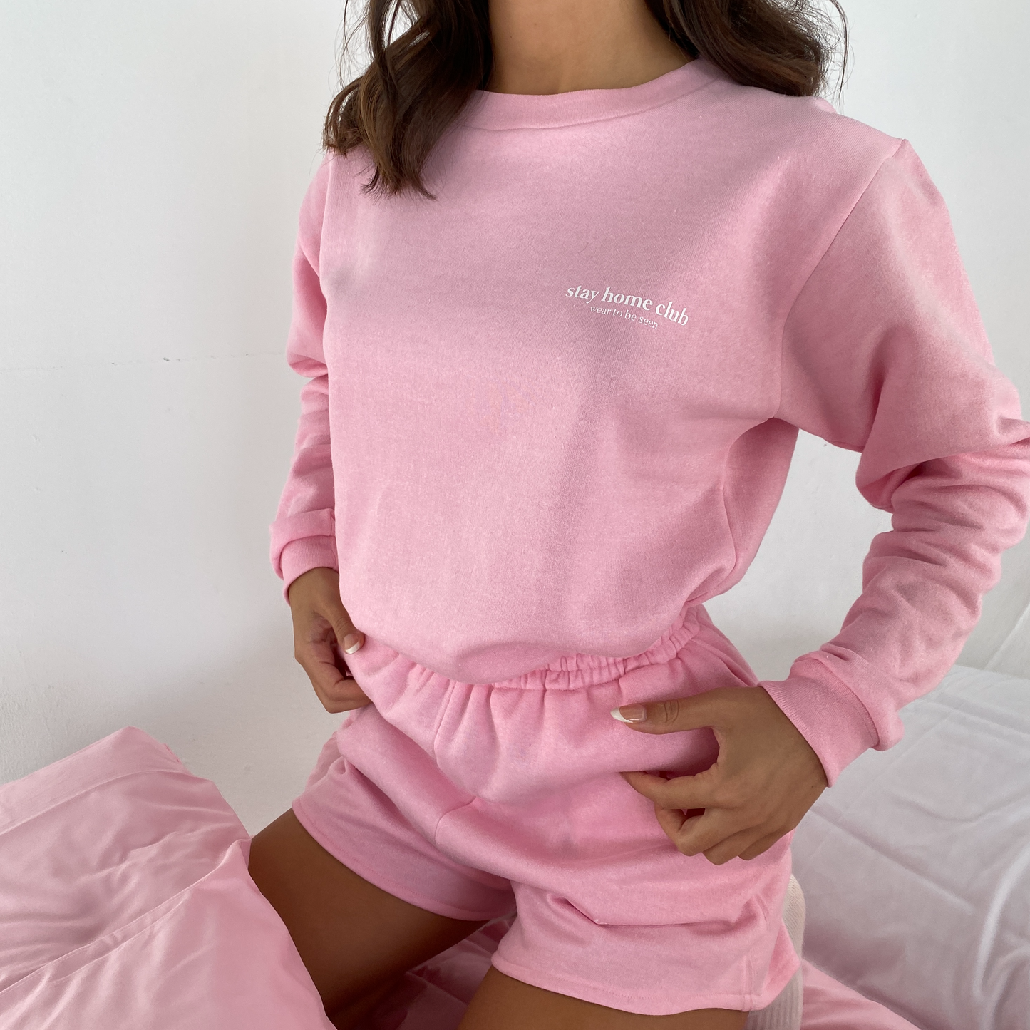 Baby Pink Oversized Sweater
