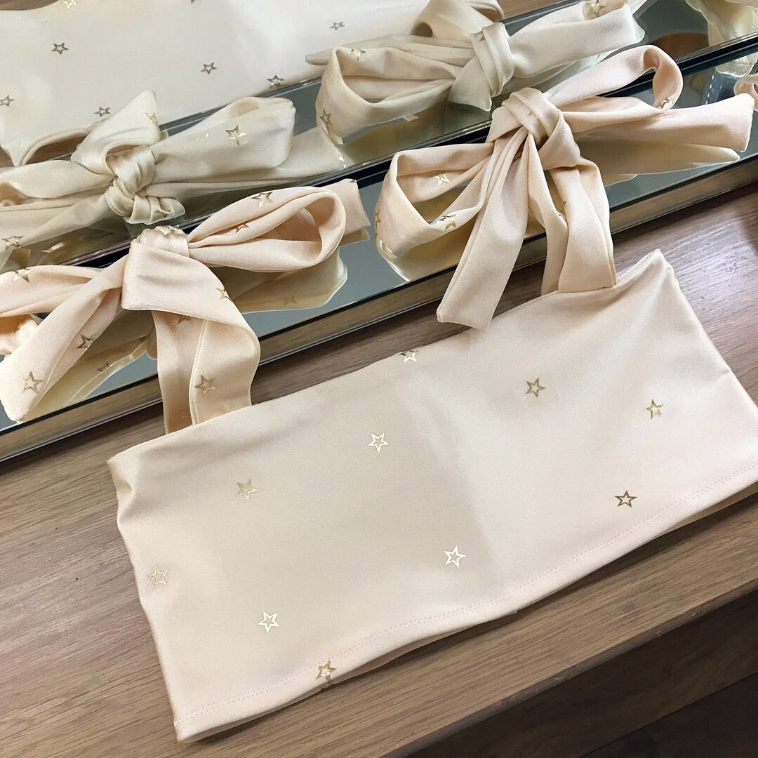 Gold Scattered Stars Bikini Set (Various Styles)