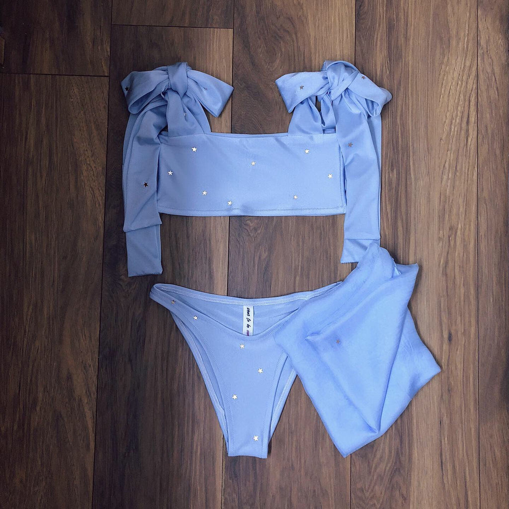 Baby Blue Itty Bitty Star Bikini Set (Various Styles)