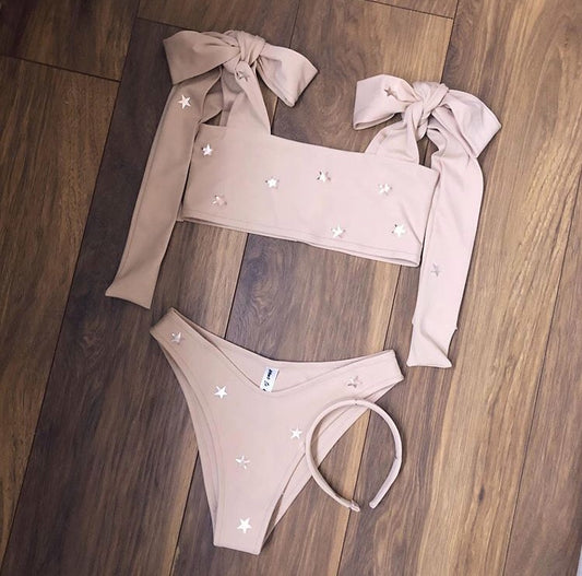 Rose Gold Star Bikini Set (Various Styles)