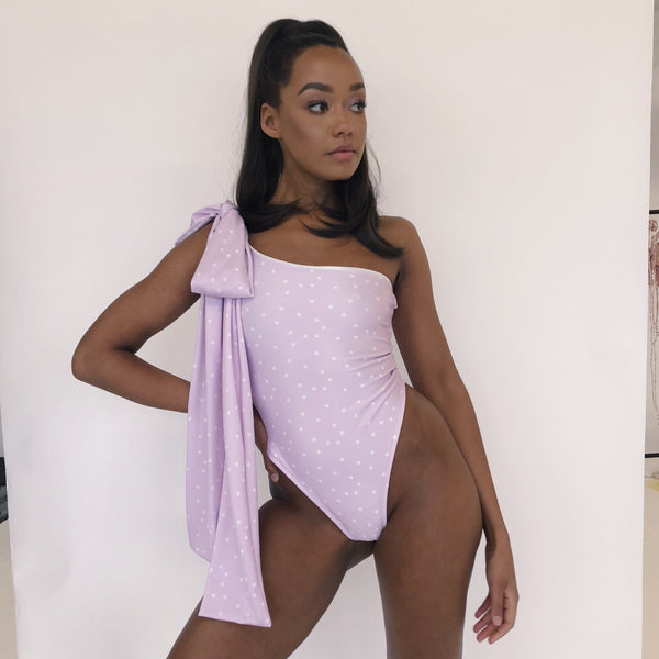 Custom Oversized One Shoulder Tie Body (Various Fabrics)