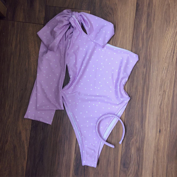 Custom Oversized One Shoulder Tie Body (Various Fabrics)