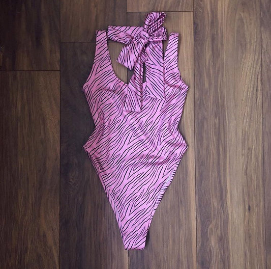 Pink Zebra High Rise Body (Various Styles)