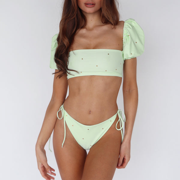 Pastel Green Itty Bitty Star Bikini Set (Various Styles)